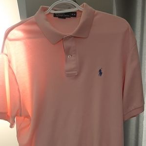Ralph Lauren Pink Polo, Size Medium